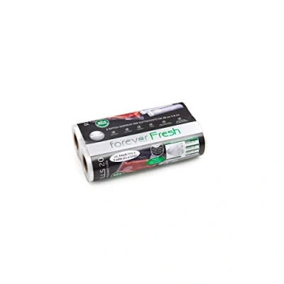 Image de Macom Forever Fresh 2 rouleaux gaufrés pour la conservation sous vide des aliments, 20 cm x 6 m