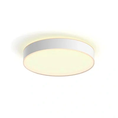 Image de Philips 915005996801 Hue White Ambiance Plafonnier Enrave Large, compatible Bluetooth, fonctionne avec Alexa, Google Assistant et Apple Homekit, Blanc