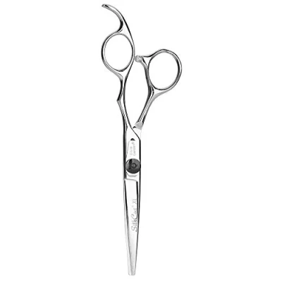 Image de Olivia Garden SilkCut Ciseau XL, Taille 6&quot; Puissantes Lames Convexes, Fait Main avec de l&#039;Acier Japonais, Poignée Ergonomique, Dans une Pochette