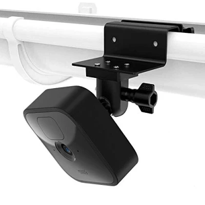 Image de Holaca Support de Gouttière Résistant aux Intempéries Compatible avec All New Blink Outdoor Indoor XT2 360 degrés Protection pour Les Accessoires Blink, Blanc
