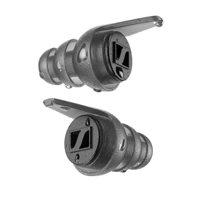 Image de Sennheiser Protections auditives SoundProtex Protection auditive réutilisable avec 2 filtres interchangeables Son Haute fidélité à Un Niveau sonore sécurisé Noir
