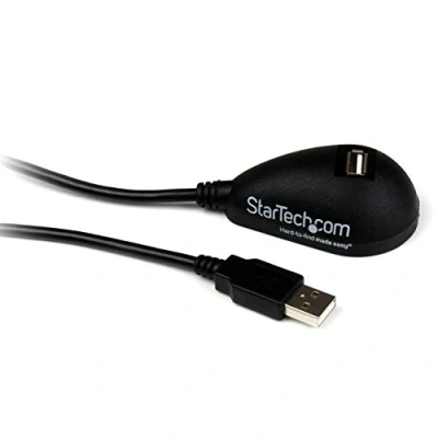 Image de StarTech.com Câble d&#039;Extension Mâle/Femelle USB 2.0 de 1.50m Prolongateur pour Bureau (USBEXTAA5DSK)