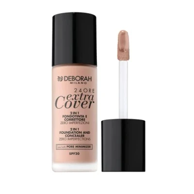 Image de 24 Ore Extra Cover 2in1 Foundation And Concealer spf20 n. 01 Fair