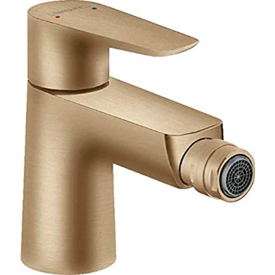 Image de hansgrohe Talis E Mitigeur bidet, avec tirette et vidage, bronze brossé, 71720140