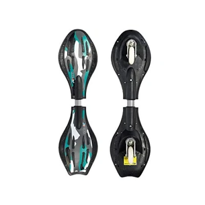 Image de MAXOfit® Waveboard Mini «New Wave», Charge Max. 100 kg, Roues Lumineuses et Sac Inclus 72cm x 19,5cm 11cm