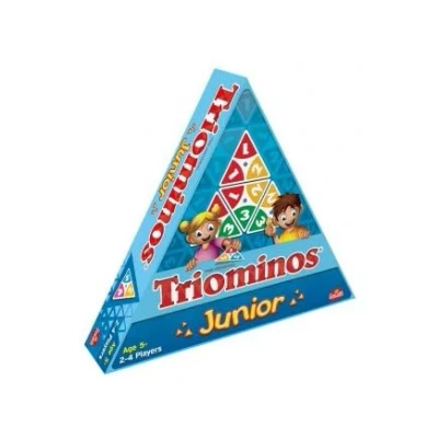 Image de cavernedesjouets pour triominos Junior 2 Niveaux Couleurs, Chiffres, calculs Domino triangulaires Jeu Societe 5 Ans Set Enfant, Kid avec Carte