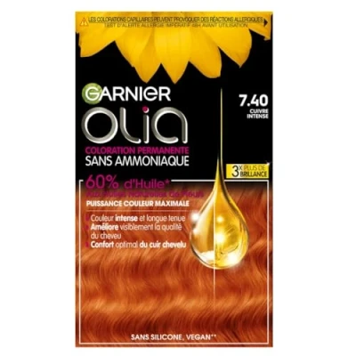 Image de Garnier OLIA Coloration 5.3 Chatain Clair DORÉ Coloration, Femme, Taille: 232 g, Cuivre intense