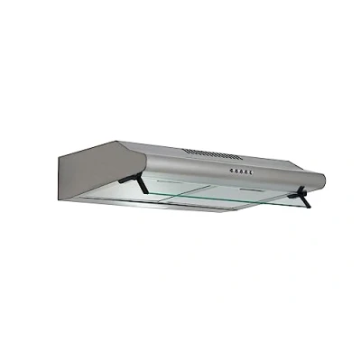 Image de Hotte aspirante Respekta à encastrer/Hotte encastrer de 60 cm/Boîtier en acier inoxydable avec abat jour verre / CH1259IXCN B 45 61 dB