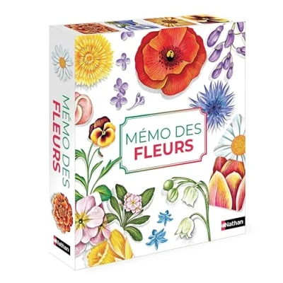 Image de Mémo des fleurs Un jeu de memory pour apprendre en s&#039;amusant famille Dès 4 ans