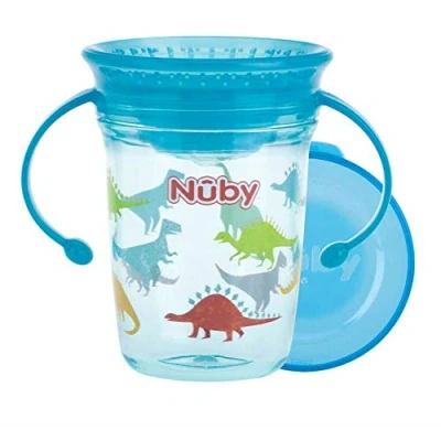 Image de Nûby Gobelet Magique 360 en Tritan 240 ml Turquoise