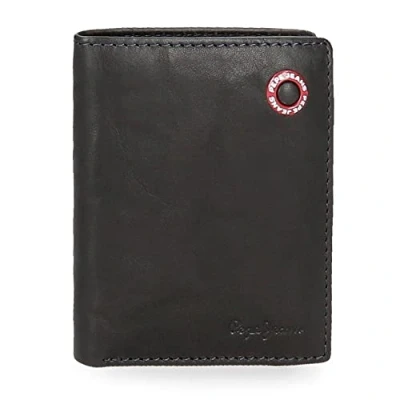 Image de Pepe Jeans Badge Portefeuille Vertical avec Porte Monnaie, Unique, Bleu, única, Monnaie