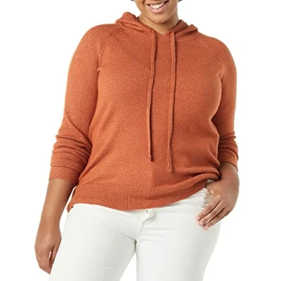 Image de Amazon Essentials Pull à Capuche Doux Au Toucher Femme, Caramel, M
