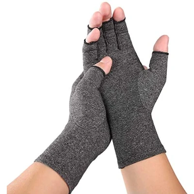 Image de JADE KIT Gants Anti arthrite, Compression Arthrite sans Doigts Soulager la Douleur pour Guérir L&#039;arthrose, Le Canal Carpien, Tendinite【Small】