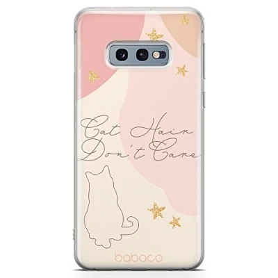 Image de BABACO ERT Group Coque de téléphone Portable pour Samsung S10e Original et sous Licence Officielle Motif Cats 007 Parfaitement adapté à la Forme du Portable, en TPU