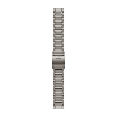 Image de Bracelet de montre renforcé avec maillons en flèche et fermoir à boucle déployante Garmin Quickfit® 22