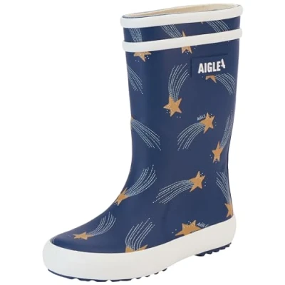Image de Aigle Lolly POP PLAY Unisex Bottes en Caoutchouc pour enfants, Taille: 25, Gold naturel
