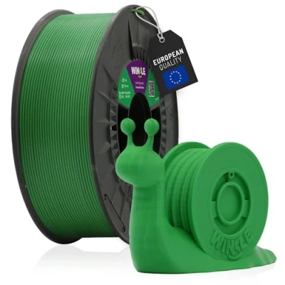 Image de WINKLE Filament PLA HD vert avocat pour imprimante 3D 1,75 mm 300 g Compatible avec toutes les imprimantes Précision dimensionnelle Bobine de