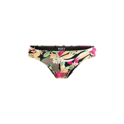 Image de Roxy Printed Classics Moderate Bas de bikini, Femme, Taille: Medium, Anthracite