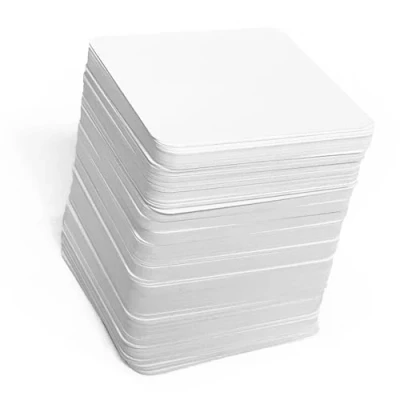 Image de Apostrophe Games Cartes à Jouer carrées Vierges (7 cm carré et Finition Mate) 200 Vierges, Flash, de Jeu société, Guide d&#039;étude Notes