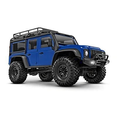 Image de Traxxas TRX 4M 1/18 LD Land Rover Defender Scale Crawler avec batterie/chargeur 4WD RTR Bleu