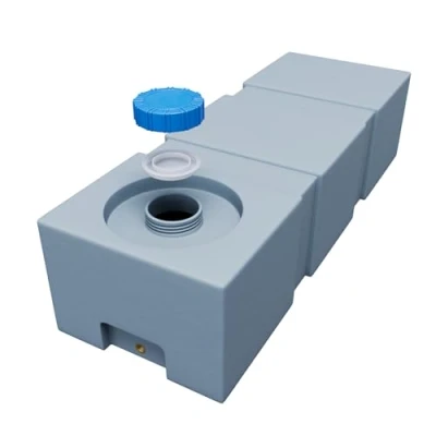 Image de Varile NEO Réservoir d&#039;eau potable, 120 l, résistant au transport, convient à un usage alimentaire, pour bateau, camping car, remorque (gris)