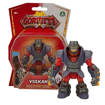 Image de GORMITI Mini Personnages 8 cm, série 3, Alfa Vulkan, Assortiment 14, Tous à Collectionner, pour Enfants partir de 4 Ans, Jeux précieux, GRA38100