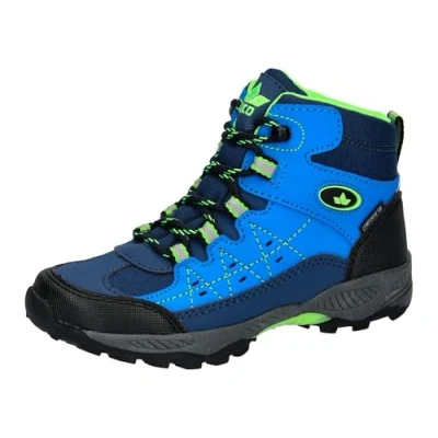 Image de Lico Ringo Chaussure de Course Tout Terrain, Bleu Marine Lemon, 32 EU