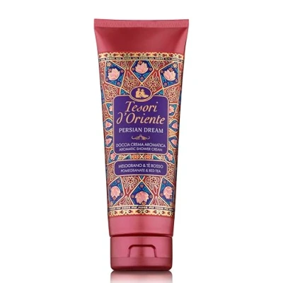 Image de Tesori d&#039;Oriente Douche Crème Persian Dream des notes de grenade et thé rouge, action antioxydante, nettoie nourrit la peau en profondeur, 250 ml