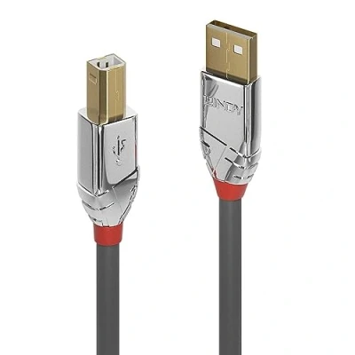 Image de Lindy 36643, 3 m, USB A, B, 2.0, 480 Mbit s, Gris