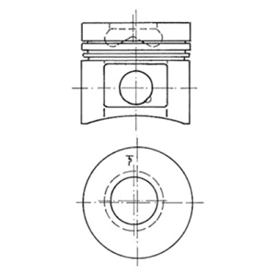 Image de Piston KOLBENSCHMIDT 99516620