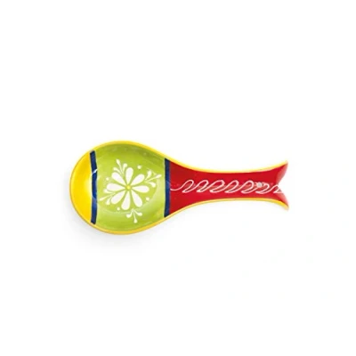 Image de Excelsa Tex Mex Repose cuillère en céramique Rouge, Vert, Jaune