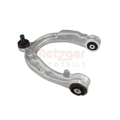 Image de METZGER 58152301 Bras de suspension avec support en caoutchouc, rotule Essieu avant gauche, supérieur barre oscillant transversal