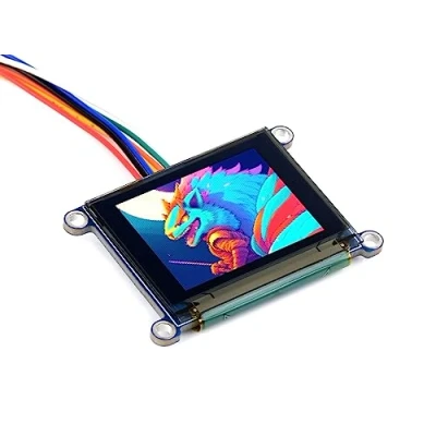 Image de Waveshare 1.27inch RGB OLED Module for Raspberry Pi, Arduino, STM32,128x96 Resolution 262K Colors Display Module,Embedded SSD1351 Driver Chip,3/4 wire SPI Communication