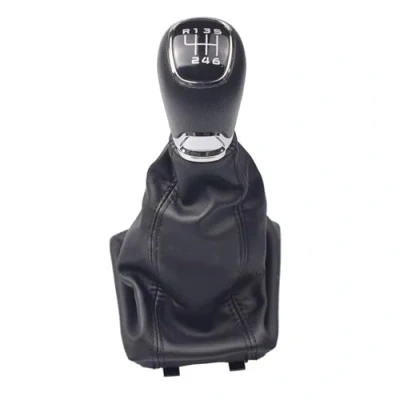 Image de Pommeau Voiture pour Skoda Octavia A5 A6 2004 2012 / Levier Vitesse Manuel Boîte Vitesses Poignée Vitesse(6 Speed)
