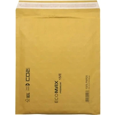 Image de Netuno 10 enveloppes d&#039;expédition marron E/15 240x 275 mm enveloppe matelassée sans plastique pochettes matelassées rembourrees recyclable écologiques 100% papier