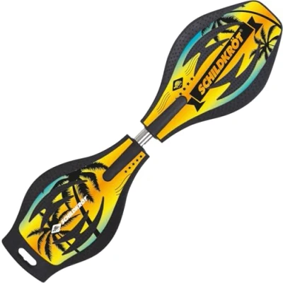 Image de Schildkröt Waveboard Good Vibes, Design: Graffiti, Skateboard Torsion très léger, Grand Plateau antidérapant, 510801 Jeunesse Unisexe, Taille unique