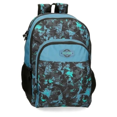 Image de Roll Road Soccer Sac à dos scolaire noir 33 x 44 17 cm Polyester 24,68 L, Noir,
