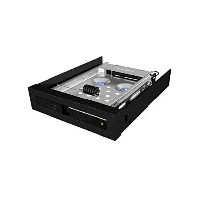 Image de ICY BOX IB 2217aStS Rack pour Disque Dur 2,5&quot;/3,5&quot; SATA Noir