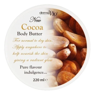Image de Derma V10 COCOA Body Butter 220ml by (English Manual)
