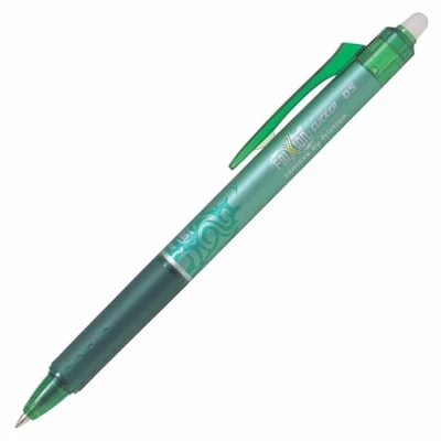 Image de PILOT Lot de 3 Stylos Roller Rétractable Frixion Ball Clicker Pointe Fine Vert