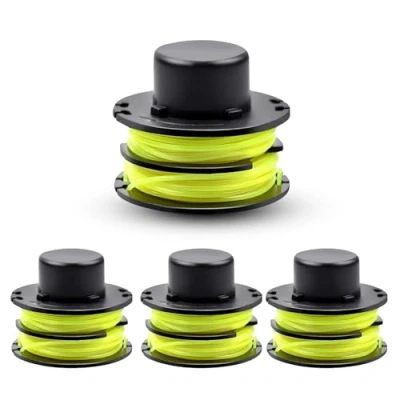 Image de CHIHOLEN Lot de 4 bobines fil compatibles avec Ryobi RAC118 RAC119, bobine rechange, pour RLT3025F, RLT3025S, RLT3525S, RLT2523, RLT3525, RLT3123, diamètre : 1,2 mm, longueur 8,4