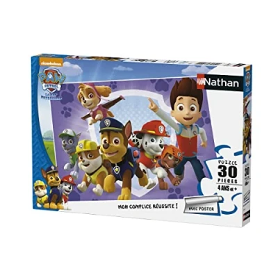 Image de Nathan Puzzle 30 P La Pat&#039;patrouille À Rescousse Paw: Paw Patrol Core
