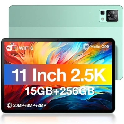 Image de DOOGEE T30 Pro Tablette Tactile Android 13 11 Pouces, Ecran 2.5K Helio G99 Octa Core 15GB RAM+256GB ROM /2TB TF, 8580mAh/33W, 20MP Dual SIM 4G LTE +5G WiFi Widevine L1/TÜV Certificat
