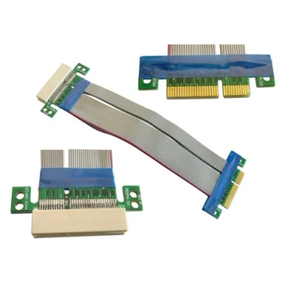Image de KALEA INFORMATIQUE Nappe d&#039;extension Type Riser pour Port PCI Express x4 vers PCIe Longueur 185mm