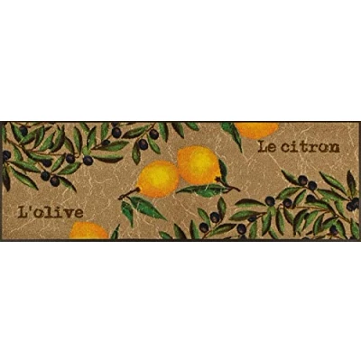 Image de Wash + Dry pièce, Surface Nylon, Semelle: 100% Caoutchouc Nitrile, Multicolore, 60x180cm
