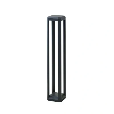 Image de LED Eclairage Exterieur Fery (Moderne) en Gris Aluminium (1 lampe,à), Luminaire Exterieur, Lampe Jardin, Borne Lumineuse