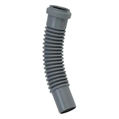 Image de Wirquin 79020011 Raccord wc souple magicoude M/F D40, à emboîter (push fit) pour évacuation, gris