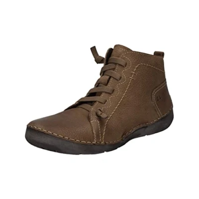 Image de Josef Seibel Femme Bottines à Lacets Fergey 86, Dame Bottines,Largeur G (Normale),Semelle intérieure Amovible,Marron (Castagne),42 EU / 8 UK