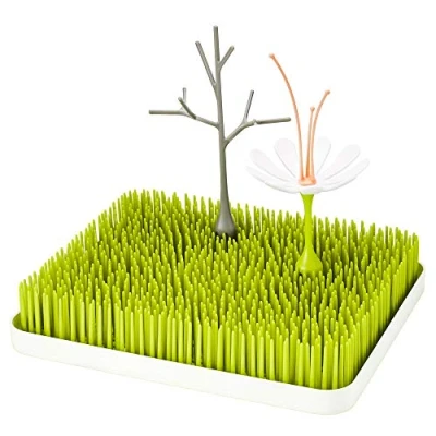 Image de BOON LAWN&amp; TWIG &amp; STEM Lot de 3 égouttoirs à séchage élégant pour vaisselle et couverts, équipement initial biberons, cadeau nouveau né
