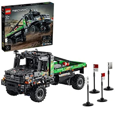 Image de LEGO 42129 Technic Le Camion dEssai 4x4 Mercedes Benz Zetros, Voiture Telecommandee, Jouet, Controle via Application